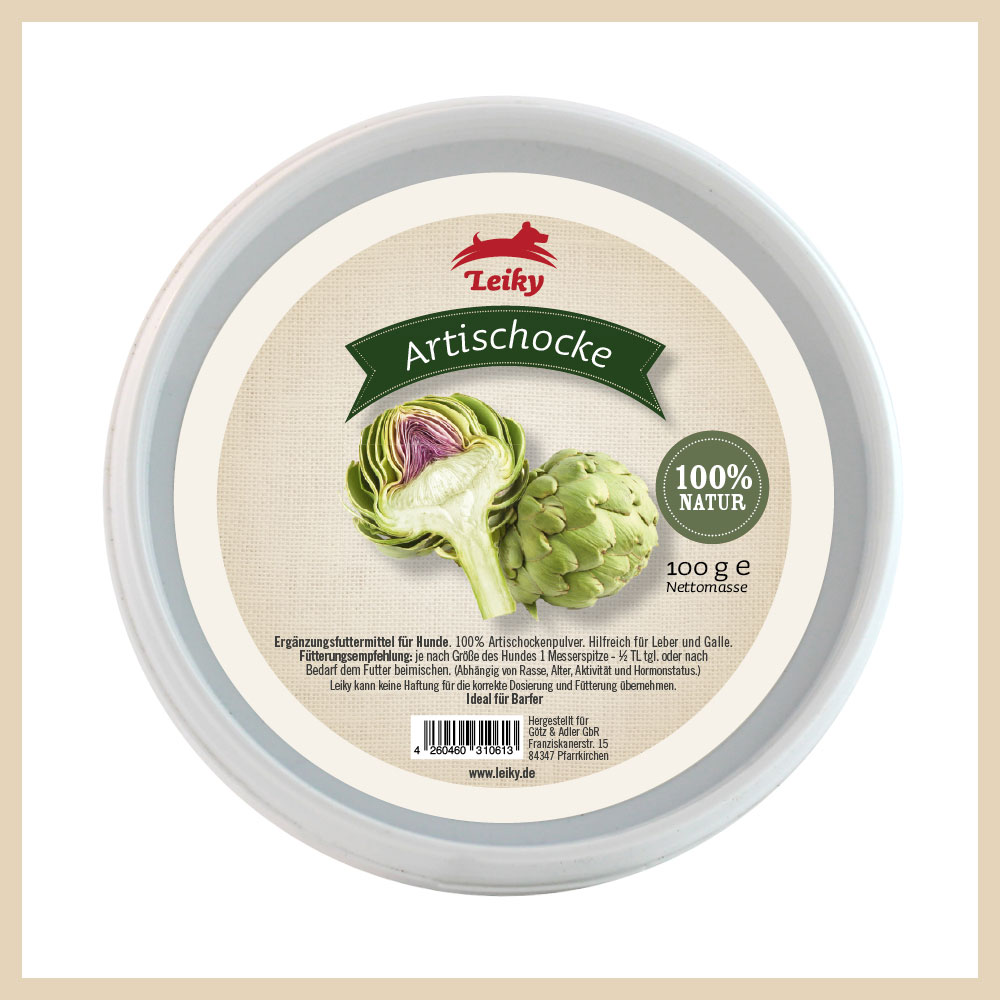 Artischocke_Hund_Leiky Artischocke