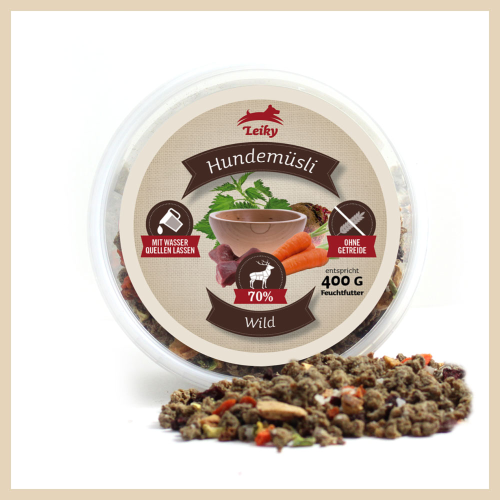 Hundemuesli_Barf_Wild_Leiky