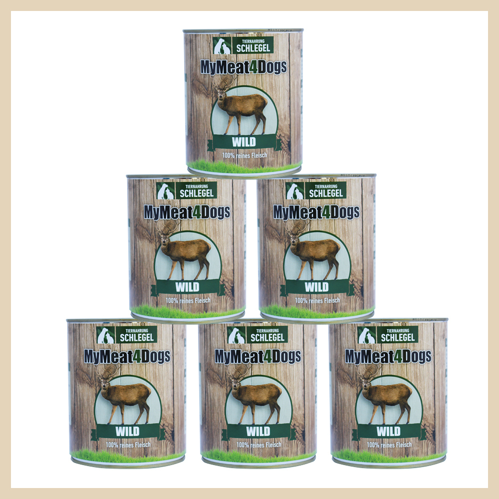 Hund-Nassfutter-Singleprotein-Schlegel-Wild