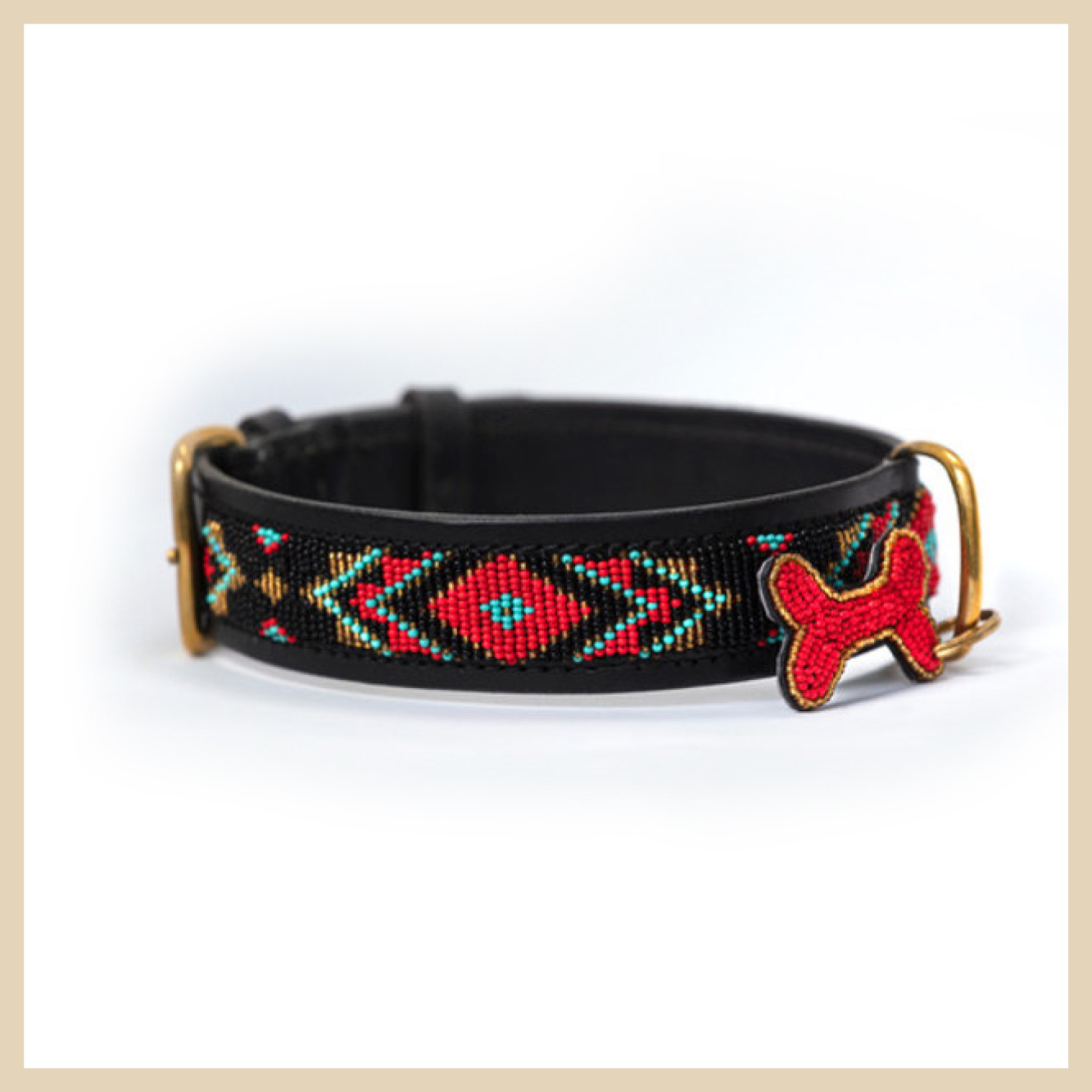 Hundehalsband_Kampuni_Zinj_Terese-Red_small Hundehalsband Zinj Terese Red Small