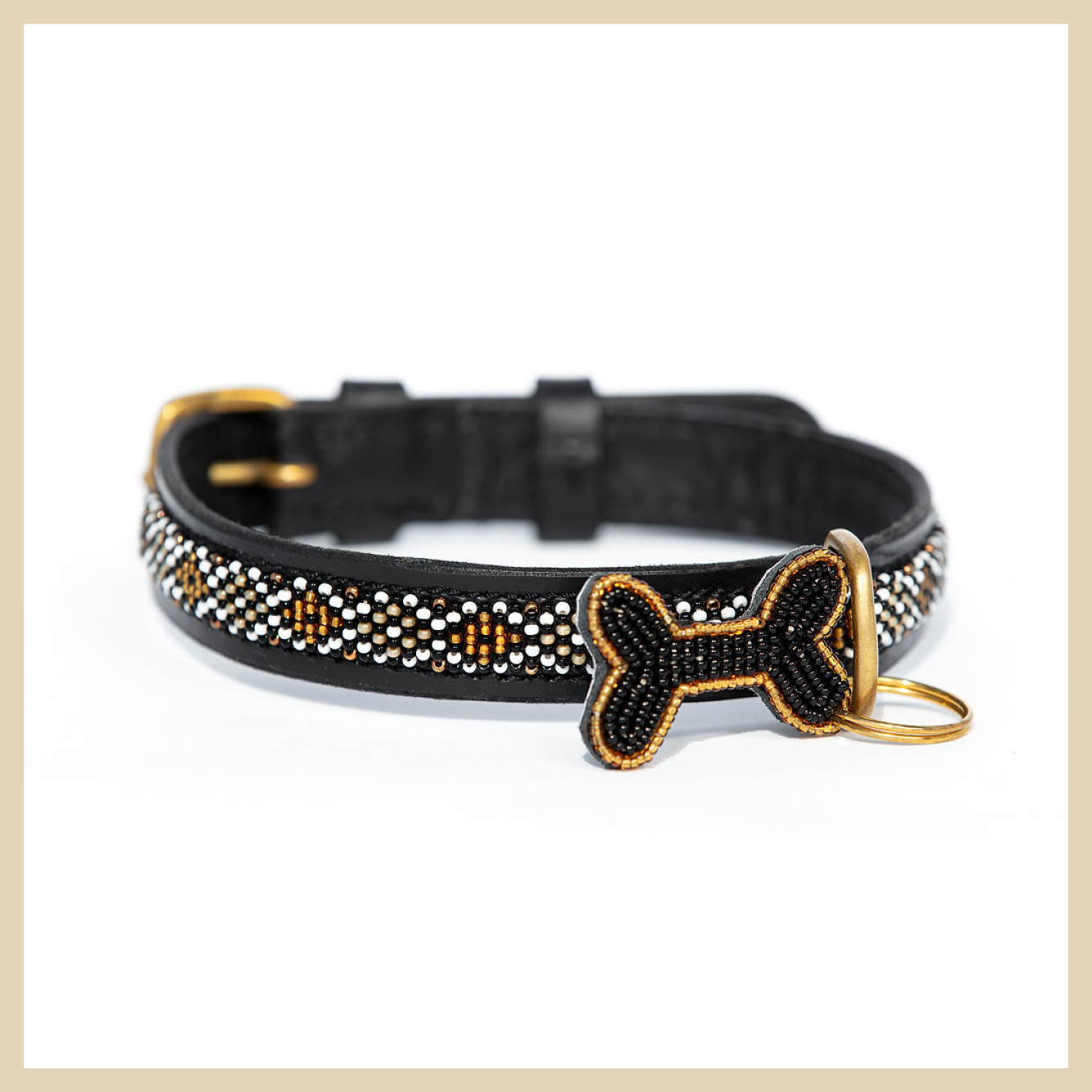 Hundehalsband_Kampuni_Zinj_Gold_Mini Hundehalsband Zinj Gold Mini