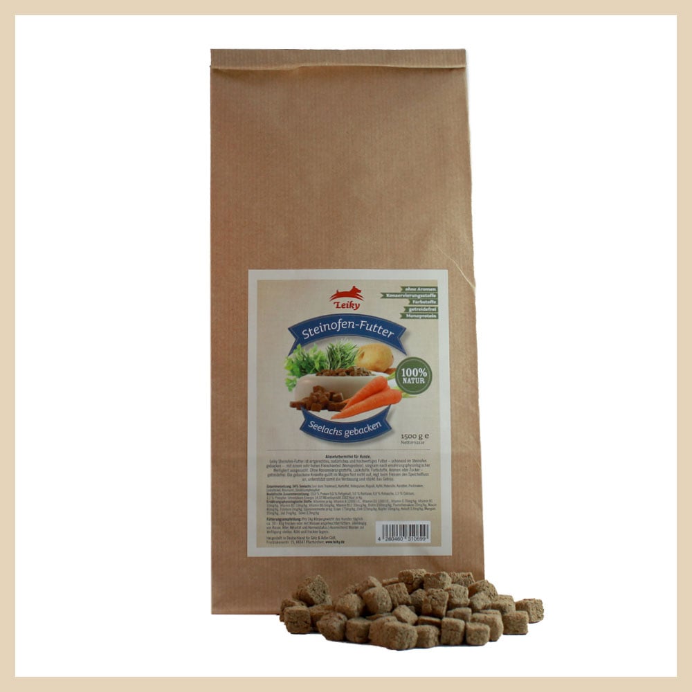 Hund_Trockenfutter_gebacken_Seelachs Steinofenfutter Seelachs, 1,5kg