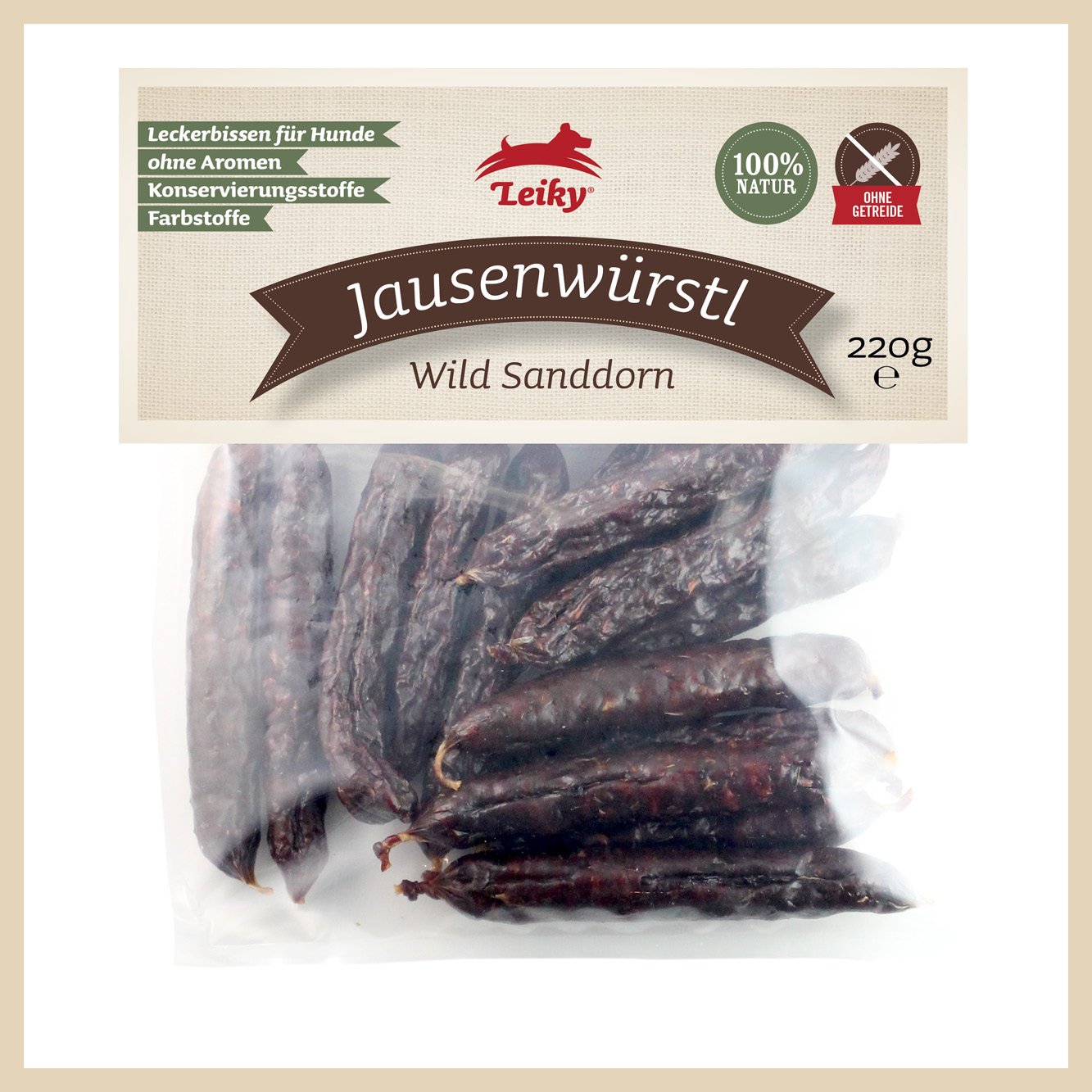 Leiky_Jausenwurst_mittel_Wild_Gramm