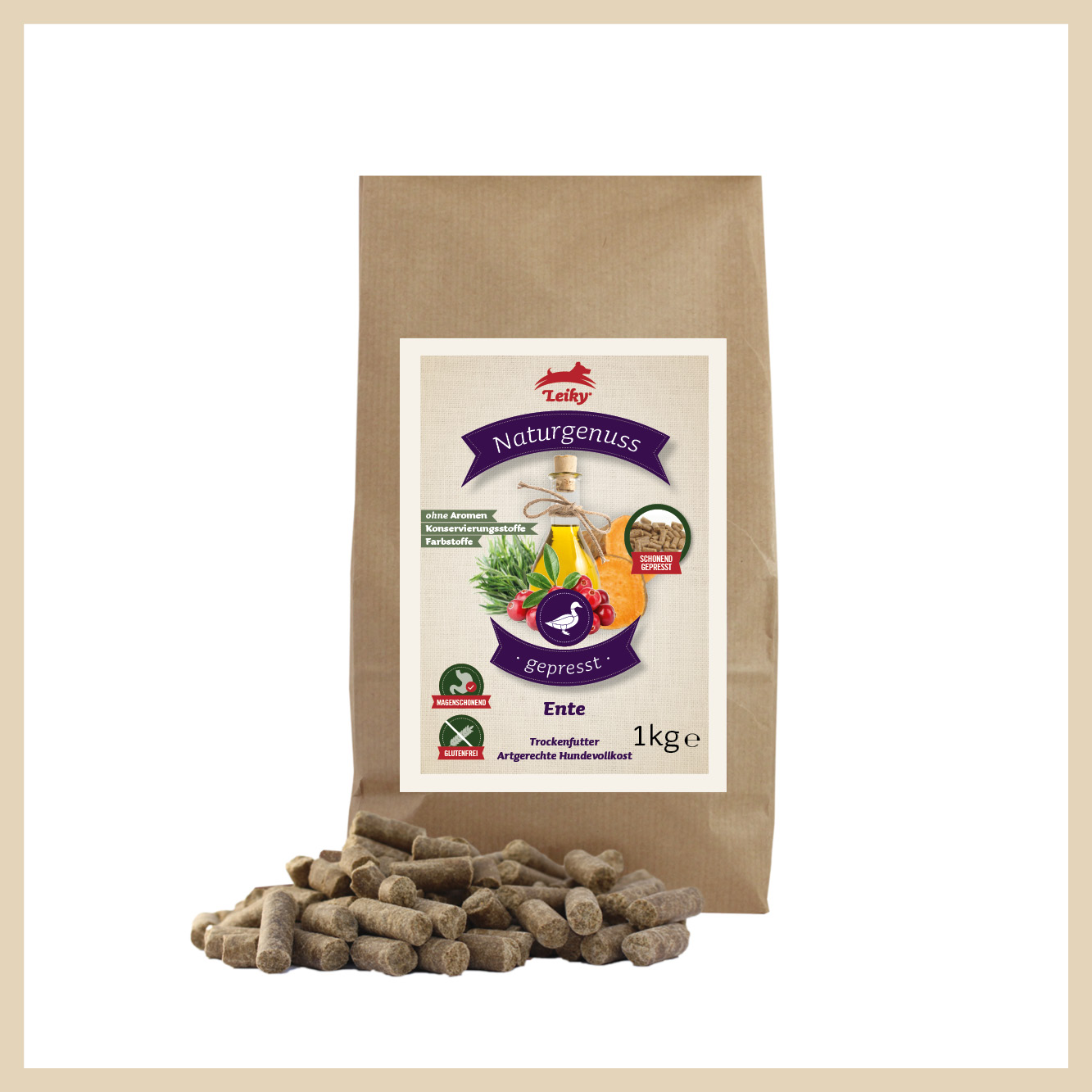 Naturgenuss gepresst Ente, 1kg