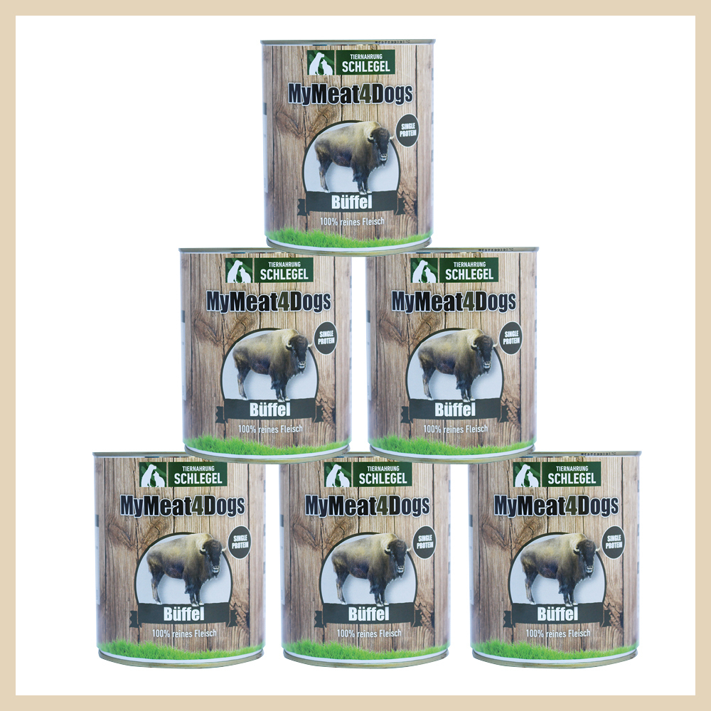 Hund-Nassfutter-SingleproteinSchlegel-Bueffel
