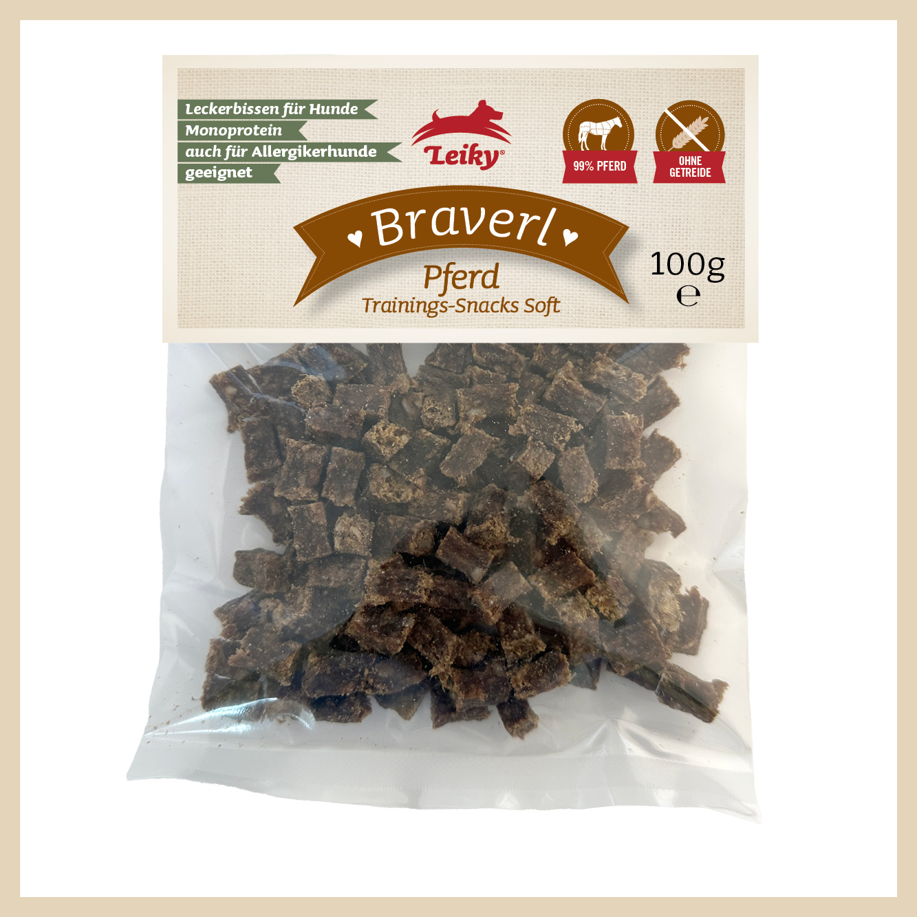 Braverl Pferd (Soft) 100 g