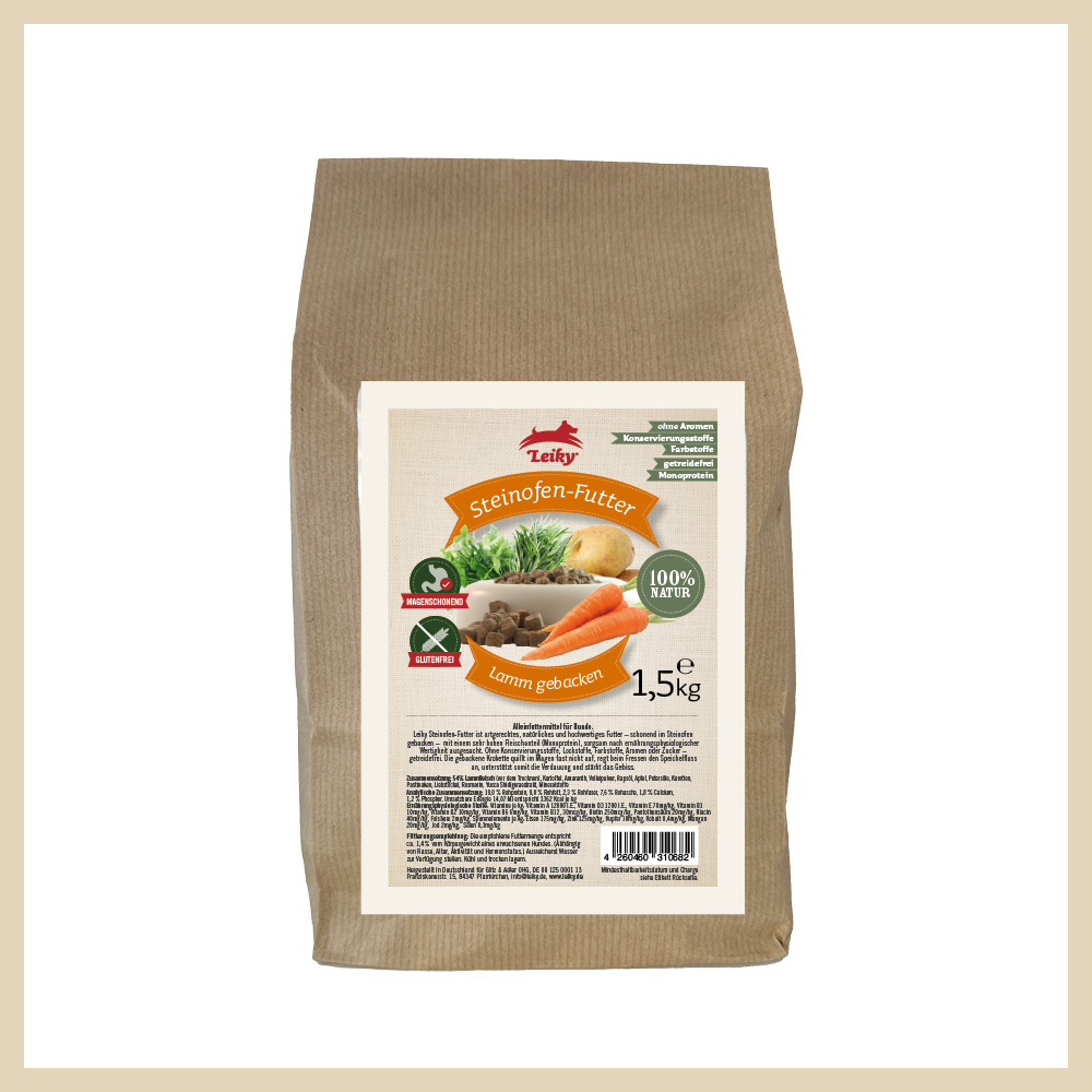 Steinofenfutter Lamm, 1,5kg