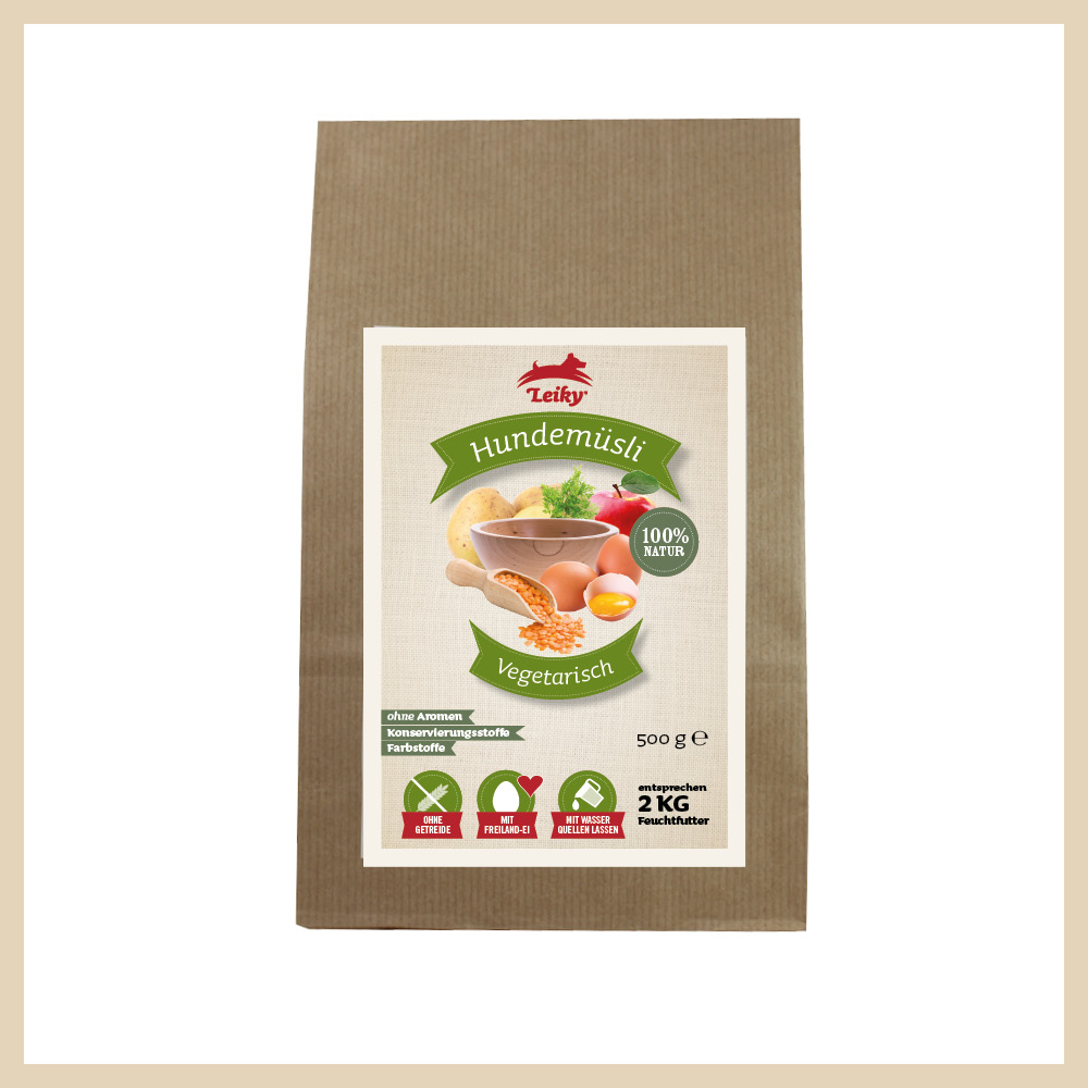 Muesli_Vegetarisch_Hundefutter_Trockenbarf_500g
