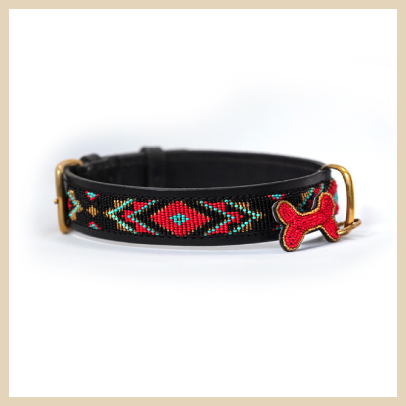 Hundehalsband_Kampuni_Zinj_Terese-Red_mini Hundehalsband Zinj Terese Red Mini