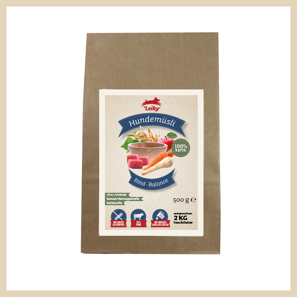 Hundemüsli Balance - Rind, 500g Hundemüsli Balance - Rind, 500g