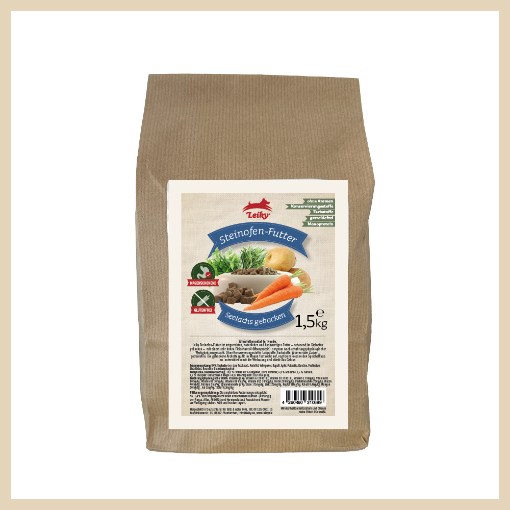 Steinofenfutter Seelachs, 1,5kg